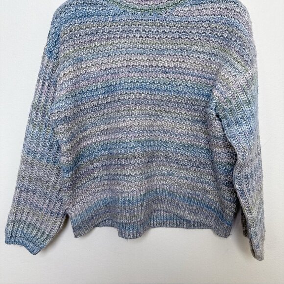 Club Monaco Womens Medium Spacedye Texture Wool-Blend Sweater - Picture 6 of 16